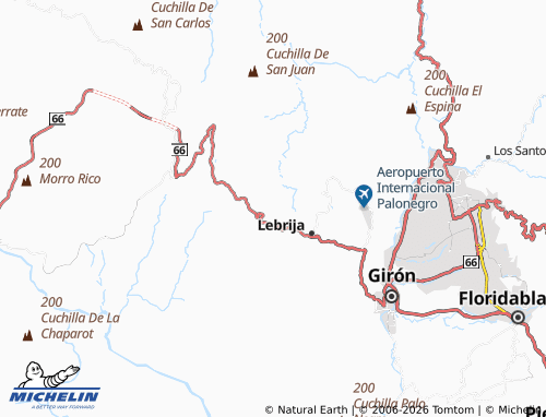 Carte MICHELIN San Nicolás Bajo - ViaMichelin