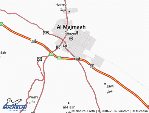 MICHELIN-Landkarte al-Mustashfa al-Jami'i - ViaMichelin