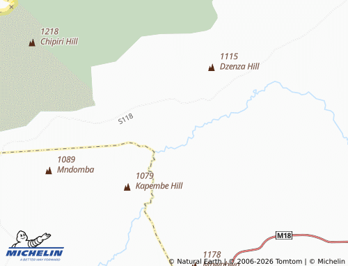 MICHELIN Chipembere map - ViaMichelin
