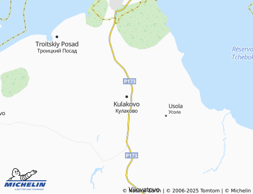 MICHELIN-Landkarte Kulakovo - ViaMichelin