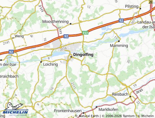 MICHELIN Bürgerhof map - ViaMichelin