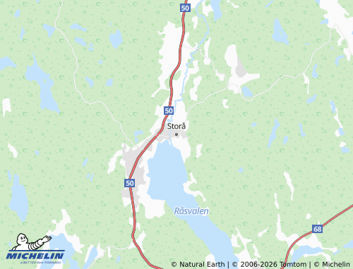 Carte MICHELIN Storå - ViaMichelin