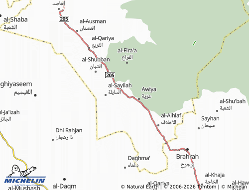 Carte MICHELIN al-Jihasa - ViaMichelin
