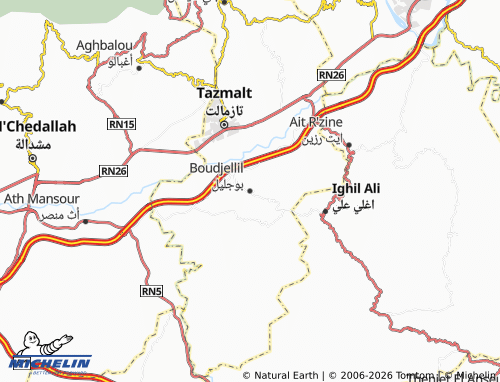 Mapa MICHELIN Boujaleel - ViaMichelin