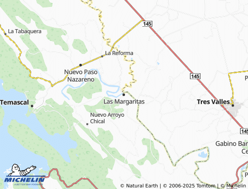 MICHELIN Las Margaritas map - ViaMichelin