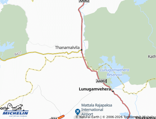MICHELIN-Landkarte Ranawarnawa - ViaMichelin