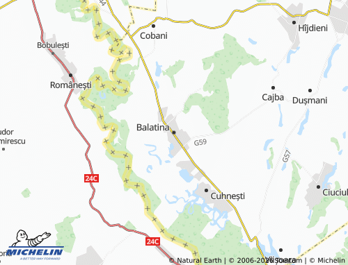 MICHELIN Balatina map - ViaMichelin