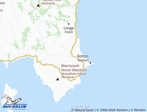 MICHELIN Charakopio map - ViaMichelin