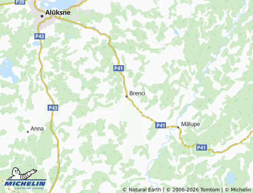 Mapa MICHELIN Brenci - ViaMichelin