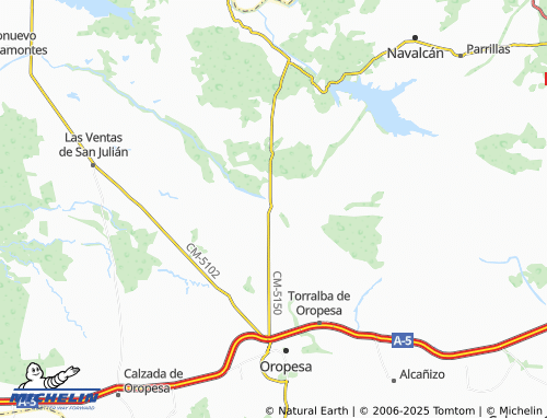 MICHELIN Corchuela map - ViaMichelin