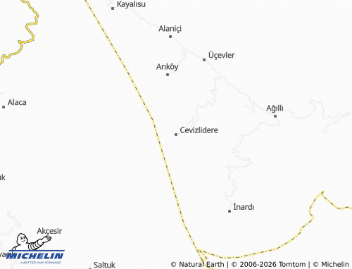 Mappa MICHELIN Cevizlidere - ViaMichelin