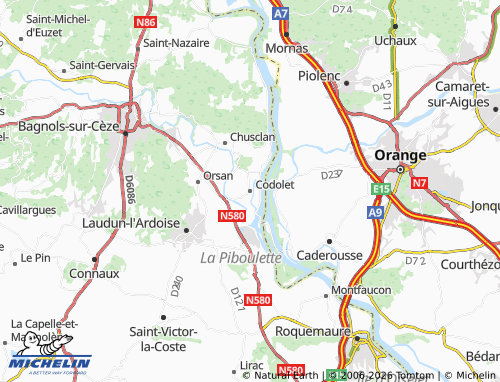 Mapa MICHELIN Codolet - ViaMichelin
