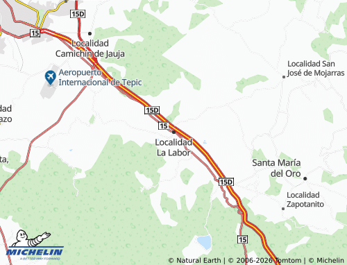 Mappa MICHELIN Localidad La Labor - ViaMichelin