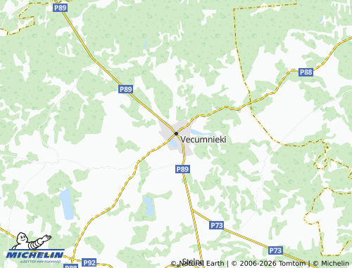 Mapa MICHELIN Vecumnieki - ViaMichelin