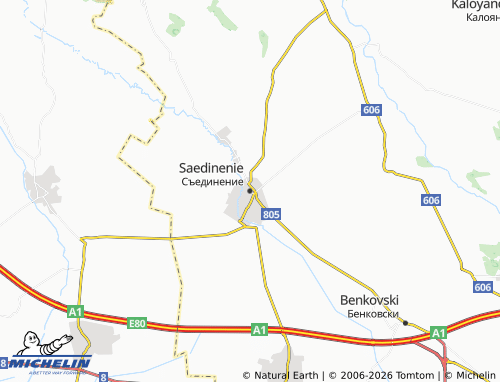 Mapa MICHELIN Saedinenie - ViaMichelin