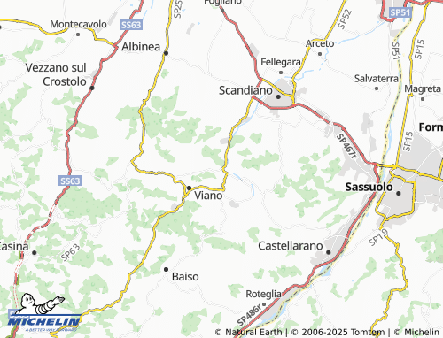Mappa MICHELIN Fagiano - ViaMichelin