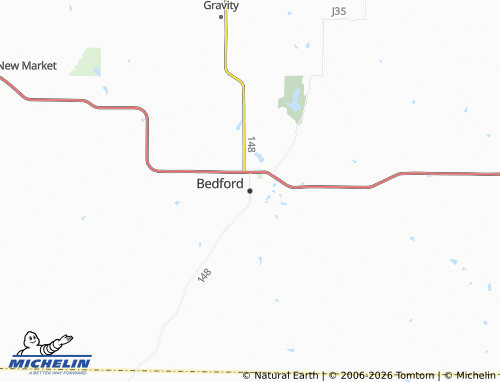 Mappa MICHELIN Bedford - ViaMichelin
