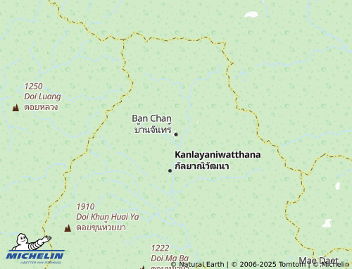 MICHELIN Ban Chan map - ViaMichelin