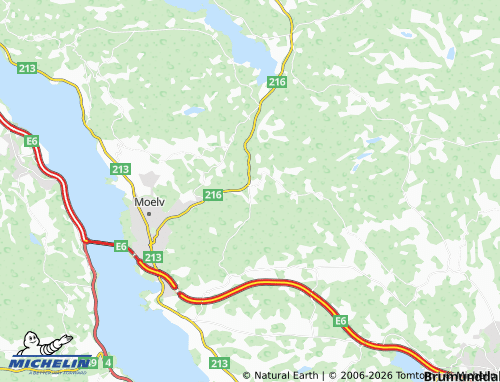 Kaart MICHELIN Kvernstubrua - ViaMichelin