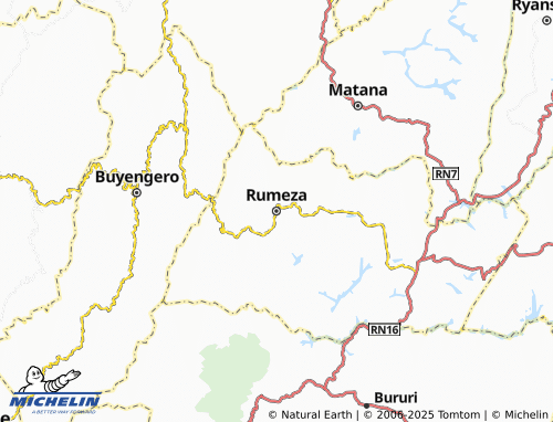 MICHELIN Rumeza map - ViaMichelin