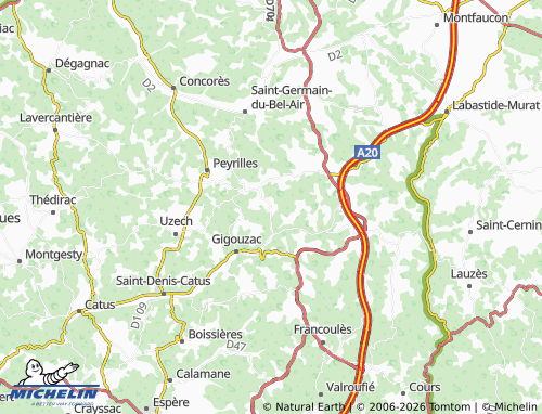 Mapa MICHELIN Larroque - ViaMichelin