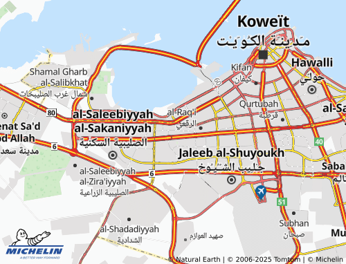 MICHELIN Al Andalous 3 map - ViaMichelin
