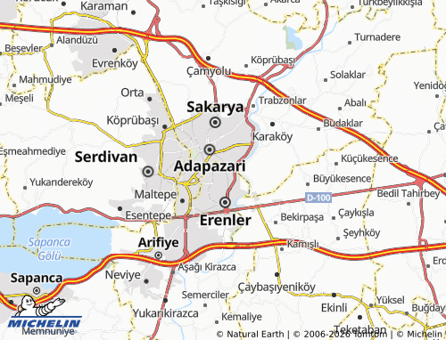 Mappa MICHELIN Tabakhane - ViaMichelin