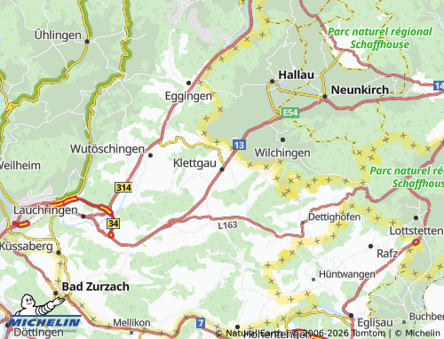 Mapa MICHELIN Klettgau - ViaMichelin