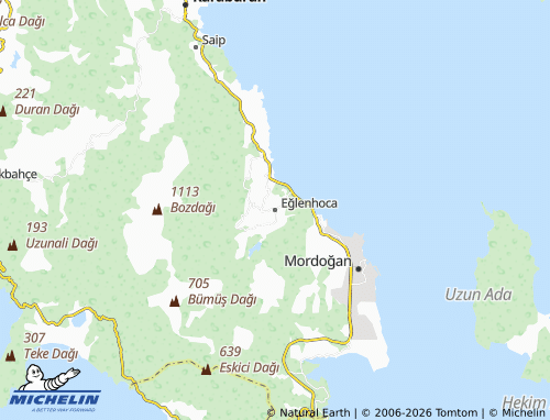 MICHELIN Eğlenhoca map - ViaMichelin