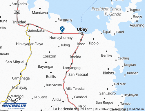 MICHELIN Bay-ang map - ViaMichelin