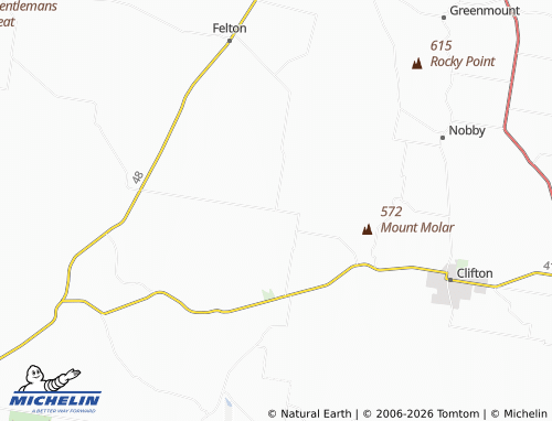 Mappa MICHELIN Back Plains - ViaMichelin