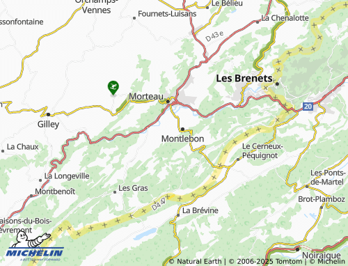 Mappa MICHELIN Chinard - ViaMichelin