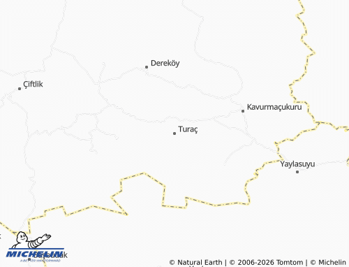 MICHELIN Turaç map - ViaMichelin
