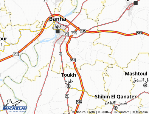Mapa MICHELIN Kafr Firsees - ViaMichelin