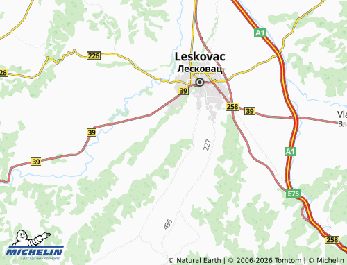 Mapa MICHELIN Šišince - ViaMichelin