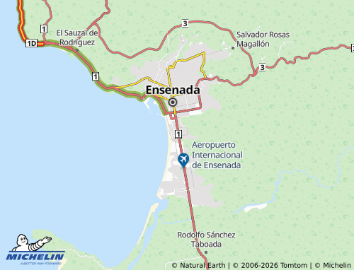 Mapa MICHELIN Punta Banda III - ViaMichelin