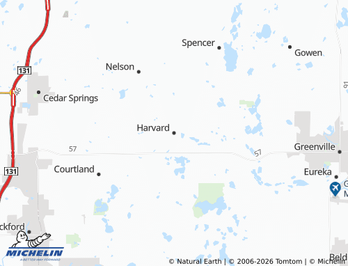 Mapa MICHELIN Harvard - ViaMichelin