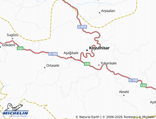 MICHELIN Şeyhler map - ViaMichelin