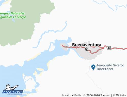 Carte MICHELIN Viento Libre Sur - ViaMichelin