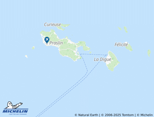MICHELIN Anse Consolation map - ViaMichelin