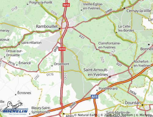 MICHELIN La Hunière map - ViaMichelin