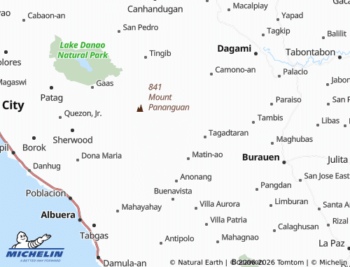 MICHELIN Dina-ayan map - ViaMichelin