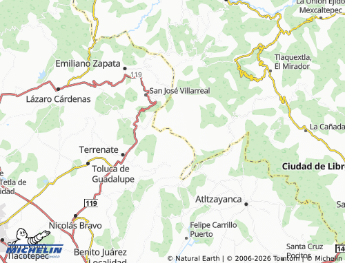 Carte MICHELIN La Caldera - ViaMichelin
