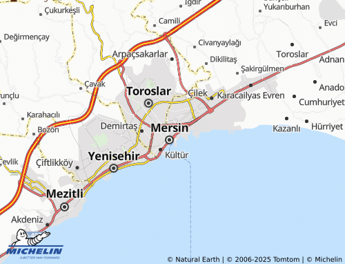 MICHELIN Yeni map - ViaMichelin