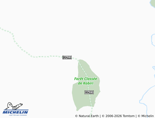 MICHELIN Kobiri map - ViaMichelin
