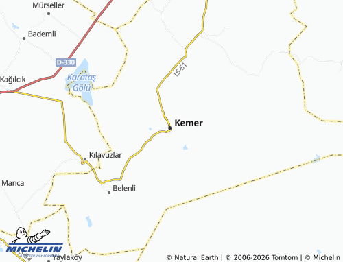 Mappa MICHELIN Konak - ViaMichelin