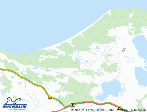 Mapa MICHELIN Hjardemål Klit - ViaMichelin