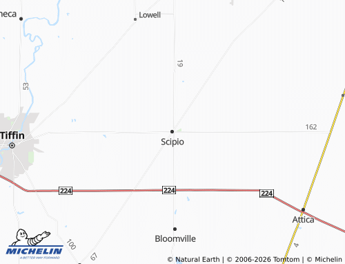 Mapa MICHELIN Scipio - ViaMichelin