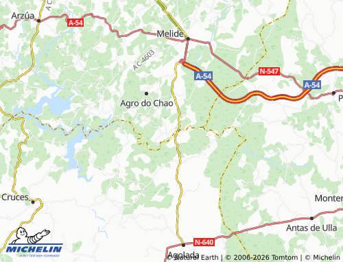 MICHELIN A Silva map - ViaMichelin