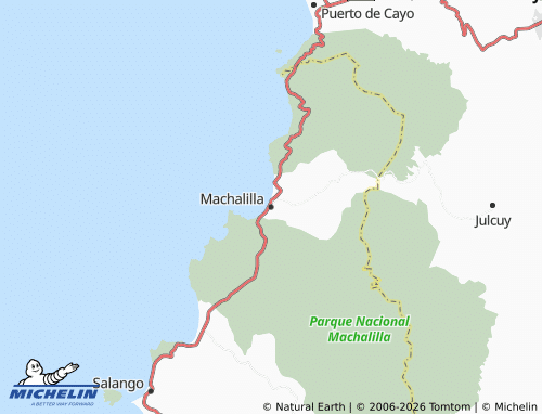 Mappa MICHELIN Machalilla - ViaMichelin